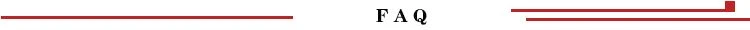 FAQ FAQ