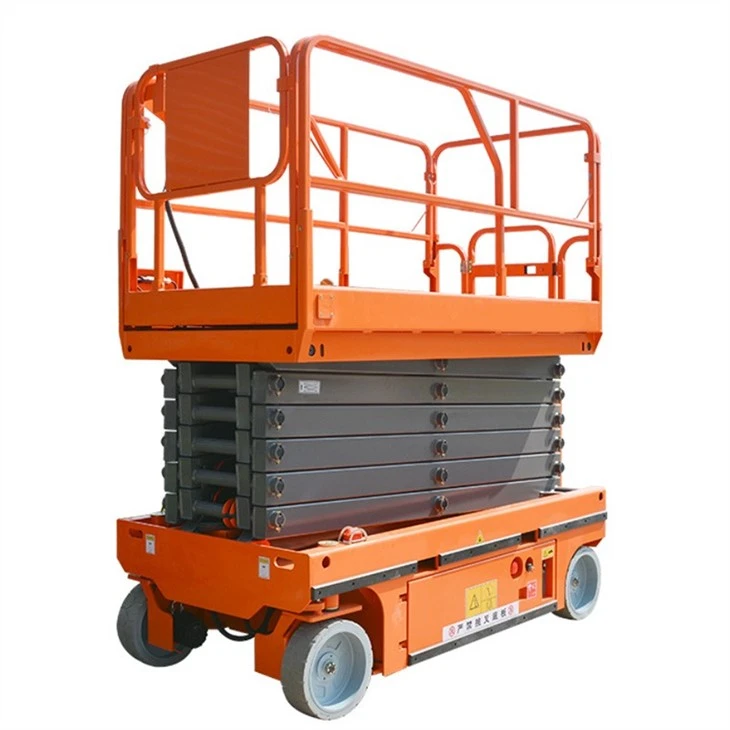 Self Propelled Mobile Scissor Lift Table