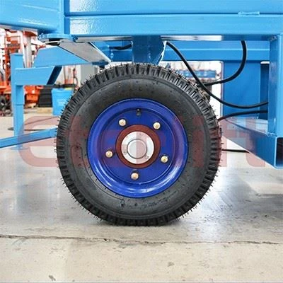 Walking Drivable Scissor Lift Platforms