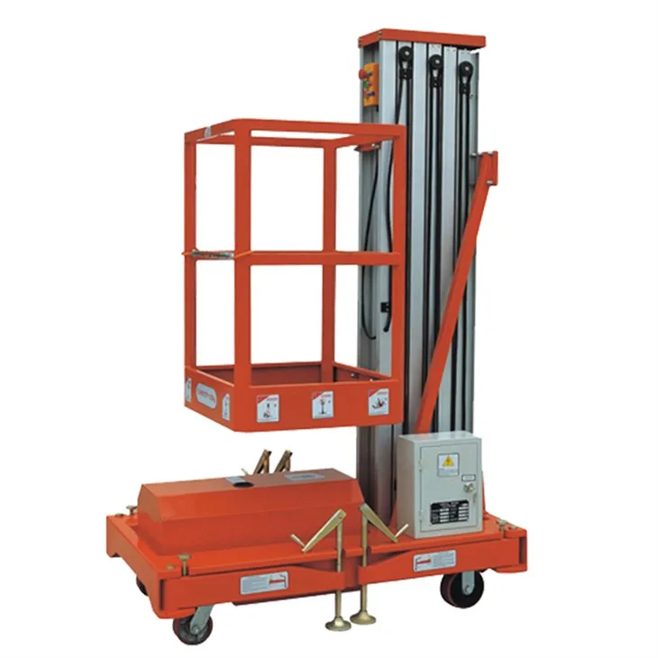 مصاعد الصاري العمودية المصنوعة من الألومنيوم للأعمال الجوية