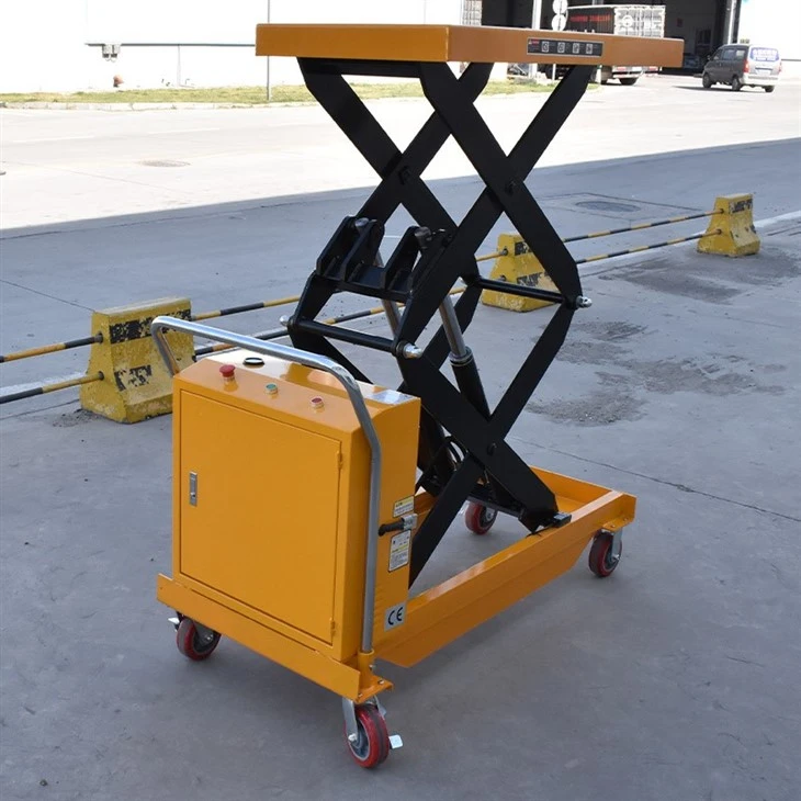 Electric Lift Cart For Material Handling