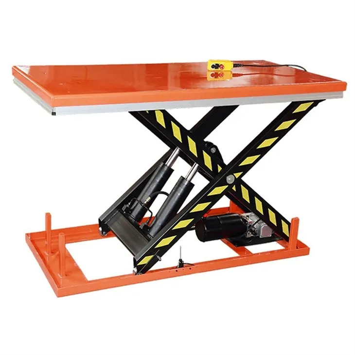 Electric Powered Stationary Scissor Lift Table