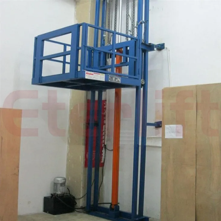 Guide Rail Goods Lift